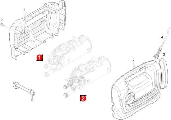 KÄRCHER Ersatzteile Hochdruckreiniger K2 Balcony *EU 1.671-800.0-A Gehaeuse