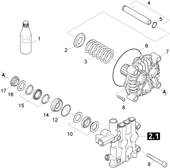 KÄRCHER Professional Ersatzteile Hochdruckreiniger Heisswasser HDS -E 8/16-4 M 24KW EU-I 1.030-250.0 Kolben