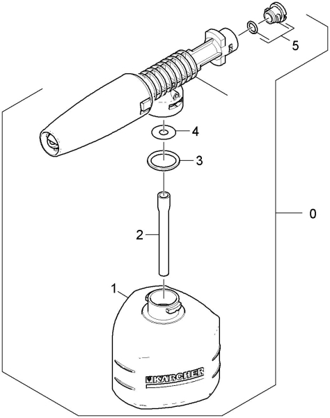 KÄRCHER Ersatzteile Hochdruckreiniger K 3.530 T250 *EU 1.180-109.0-B Schaumduese