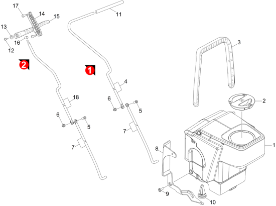 KÄRCHER Professional Ersatzteile Bodenreiniger BDS 33/180 C Adv 1.291-220.0 ABS Tank