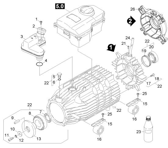 KÄRCHER Professional Ersatzteile Hochdruckreiniger Kaltwasser HD 10/21 4S PLUSEU-I 1.286-326.0 Motor
