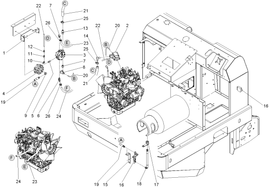 KÄRCHER Professional Ersatzteile Kehrmaschinen KM 150/500 R Lpg  Kit Gas 1.186-123.0