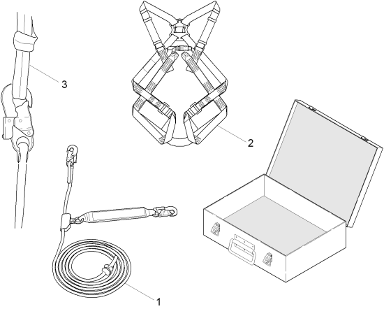 KÄRCHER Professional Ersatzteile Hochdruckreiniger Kaltwasser Set Absturzsicherung 6.988-152.0 Absturzsicherung