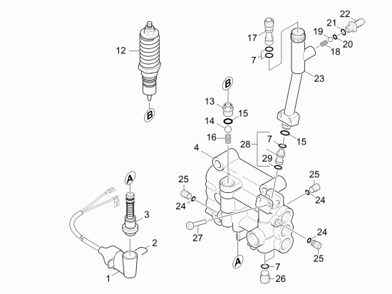 KÄRCHER Professional Ersatzteile Hochdruckreiniger Kaltwasser HD 10/25-4 S ClassicEU-I 1.286-118.0 Zylinderkopf