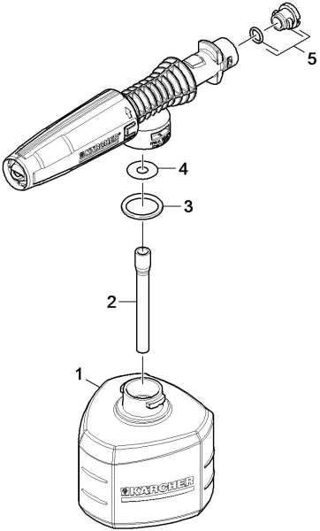 KÄRCHER Ersatzteile Hochdruckreiniger K 7 Compact Home *EU 1.447-004.0-B Schaumduese