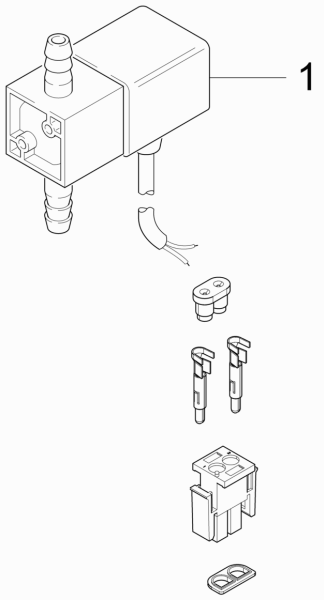 KÄRCHER Professional Ersatzteile Hochdruckreiniger Kaltwasser HD stationaer 1.524-500.2 Magnetventil kpl.