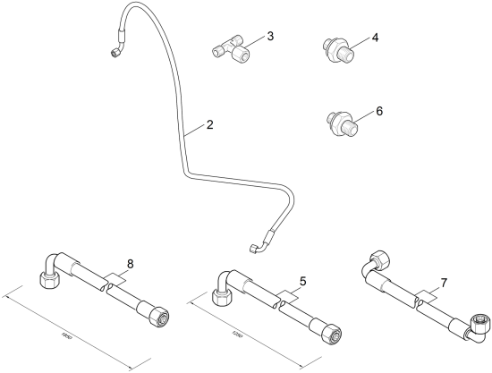KÄRCHER Professional Ersatzteile Kehrmaschinen KM 105 0 ETL Hydraulikkreis SB li KM 105/1xx