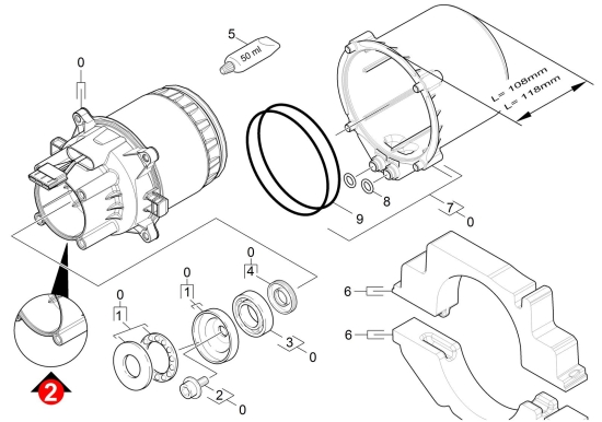 KÄRCHER Ersatzteile Hochdruckreiniger K 4 Premium Home *EU 1.180-315.0-A Motor