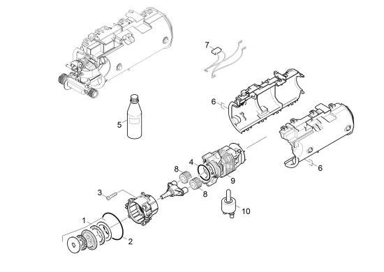 KÄRCHER Ersatzteile Hochdruckreiniger K 2.120 *EU 1.673-104.0-A Motor