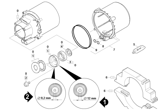KÄRCHER Ersatzteile Hochdruckreiniger K 5.700 *EU 1.181-300.0-A Motor
