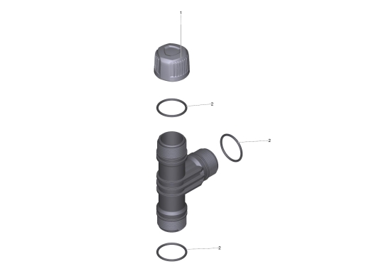 KÄRCHER Ersatzteile Pumpe BP 5 Home & Garden *EU 1.645-355.0 Adapter Anschluss 2-Wege
