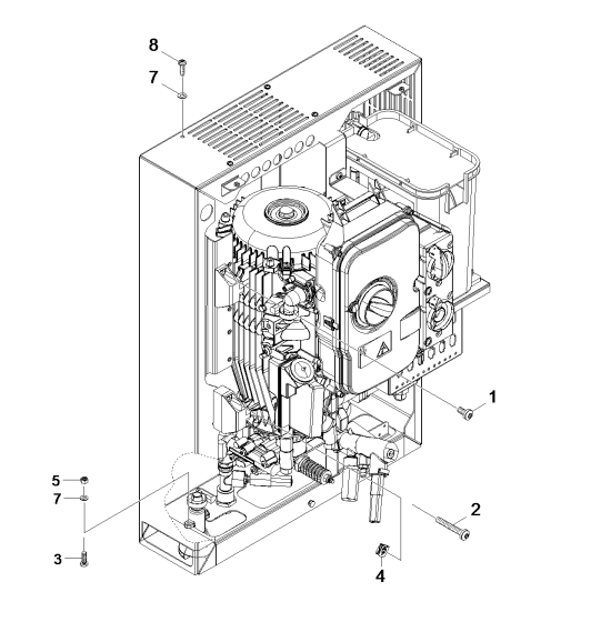 KÄRCHER Professional Ersatzteile Hochdruckreiniger Kaltwasser HD stationaer 1.524-500.2 ETL Befestigung Pumpensatz 13/12