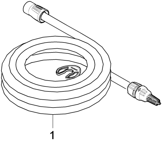 KÄRCHER Ersatzteile Hochdruckreiniger K 4 Premium eco!ogic *EU 1.180-663.0-B Saugschlauch