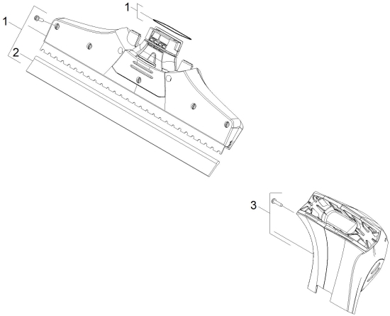 KÄRCHER Ersatzteile Fensterreiniger WV 2 + KV 4 Premium (white) *EU 1.633-350.0 Oberteil