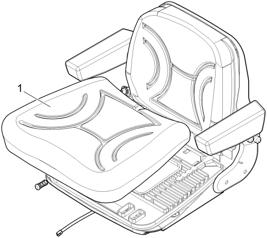 KÄRCHER Professional Ersatzteile Bodenreiniger B 260 RI Configuration 1.480-250.2 Sitz Komfort BR/BD 100/250