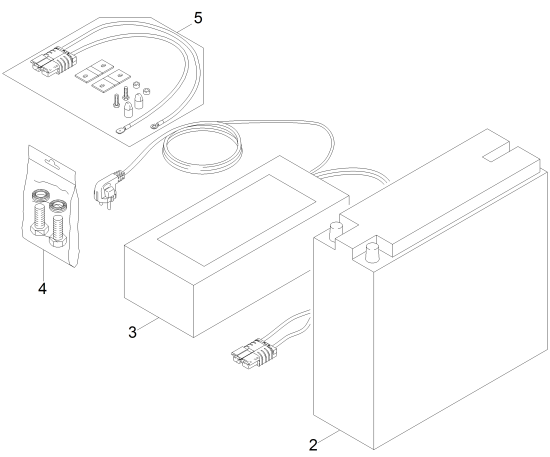 KÄRCHER Professional Ersatzteile Bodenreiniger BR 55/40 RS Bp 1.006-132.0 Batterie Schnellladeset II 36V/58Ah