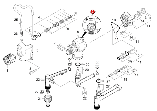 KÄRCHER Ersatzteile Hochdruckreiniger K 4 Compact Home *EU 1.637-312.0-A Steuergehaeuse