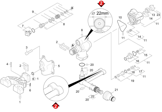KÄRCHER Ersatzteile Hochdruckreiniger K 4 Premium Home *EU 1.180-315.0-A Steuergehaeuse