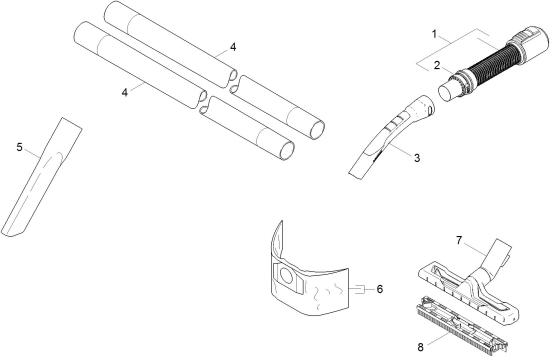 KÄRCHER Ersatzteile Nasstrockensauger WD 3 *EU-I 1.629-820.0 Zubehoer