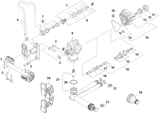KÄRCHER Ersatzteile Hochdruckreiniger K 3 Premium Home T350 *EU 1.603-182.0-A Steuergehaeuse