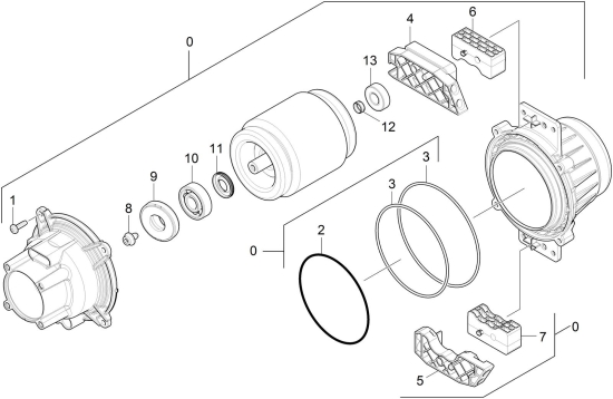 KÄRCHER Ersatzteile Hochdruckreiniger K 3 Premium Home T350 *EU 1.603-182.0-A Motor