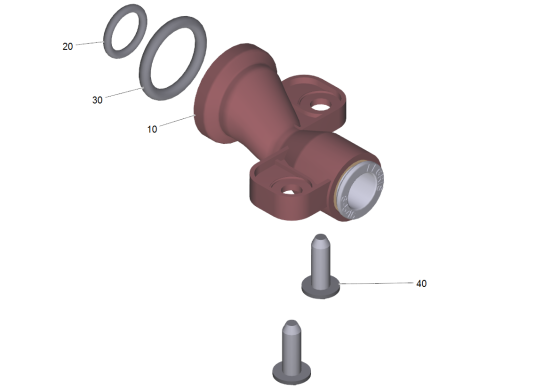 KÄRCHER Professional Ersatzteile Wasserspender WPD Range  Tropfschalenablauf Adapterflansch WPD WPD 1.024-920.2