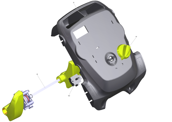 KÄRCHER Professional Ersatzteile Bodenreiniger B 60 W 1.384-020.2 Abdeckung Bedienfeld kpl. B60Bp C Classic
