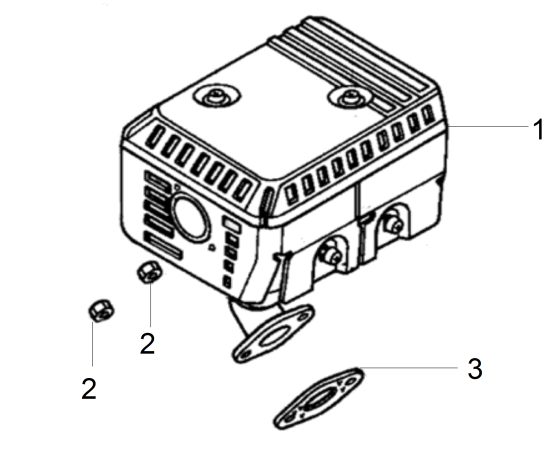 KÄRCHER Professional Ersatzteile Hochdruckreiniger Kaltwasser HD 6/15 G Classic 1.187-010.0 Schalldaempfer