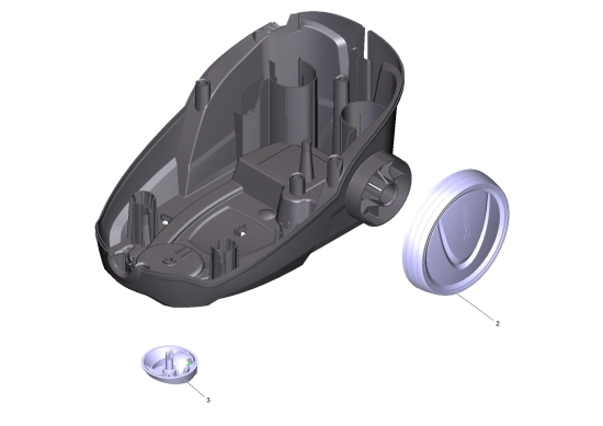 KÄRCHER Ersatzteile Dampfreiniger SC 3 EasyFix *EU 1.513-650.0 Gehaeuseunterteil kpl. Ersatz SC 3 bk