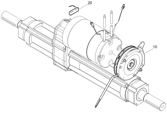 KÄRCHER Professional Ersatzteile Bodenreiniger B 150 R 1.246-020.2 Motor Differential Ersatz Adv.