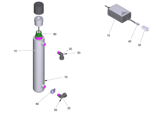 KÄRCHER Professional Ersatzteile Wasserspender WPD Range  Desinfektions-Einheit UV kpl. 1.024-920.2