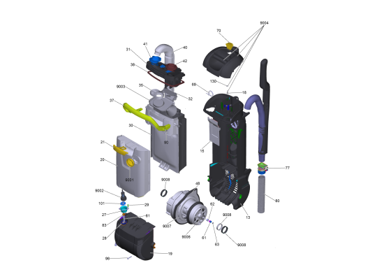 KÄRCHER Professional Ersatzteile Bodenreiniger PRO BR 400 1.783-218.0 Rumpfgeraet PRO BR 400