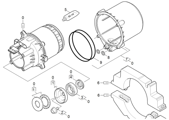 KÄRCHER Ersatzteile Hochdruckreiniger K 4 Premium Eco!ogic Home *EU 1.180-660.0-A Motor