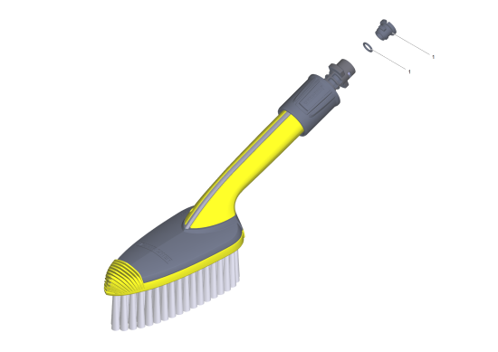KÄRCHER Professional Ersatzteile Hochdruckreiniger Kaltwasser HD 1.8/13 C Ed 1.520-149.0 WB 50 Weiche Waschbuerste