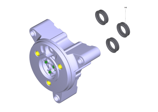 KÄRCHER Professional Ersatzteile Hochdruckreiniger Kaltwasser HDR 175 Compact 1.520-170.0 Zylinderkopf Aluminium kpl.