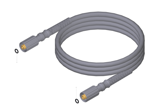 KÄRCHER Professional Ersatzteile Hochdruckreiniger Kaltwasser HD 7/20 G 9.506-831.0 HD Schlauch DN6,10m