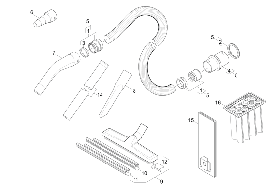 KÄRCHER Professional Ersatzteile Sauger Boels NT 45/1 Tact Te EU 1.145-829.0 Zubehoer