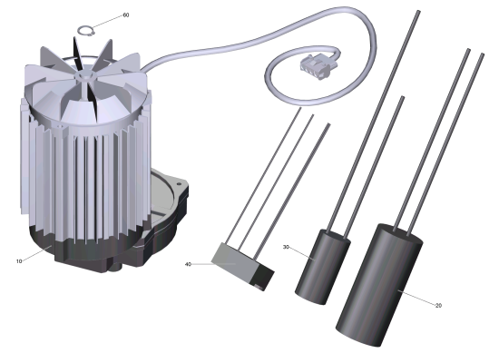 KÄRCHER Professional Ersatzteile Bodenreiniger BD 50/60 C Ep Classic 230V/50Hz 1.127-002.0 Getriebemotor kpl. 230V Hengye