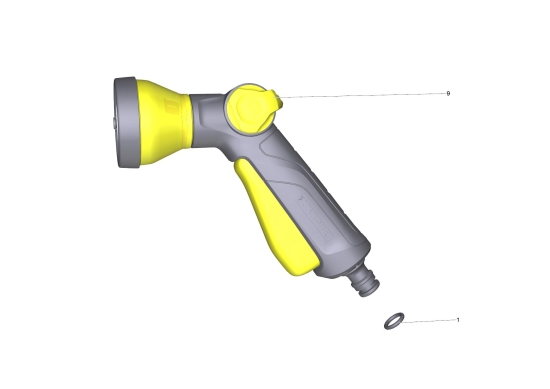 KÄRCHER Ersatzteile Bewässerungssystem Multifunktions-Spritzpistole 2.645-266.0 Multifunktions-Spritzpistole