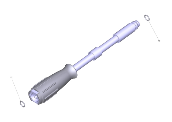 KÄRCHER Ersatzteile Hochdruckreiniger Xpert HD 7140 Plus *EU 1.514-147.0-B Schlauchleitung Standard DN6 25MPa 10m