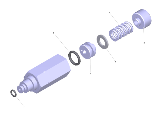 KÄRCHER Professional Ersatzteile Hochdruckreiniger Kaltwasser HD 7/15 G EU 1.187-903.0 Sicherheitsventil Advanced