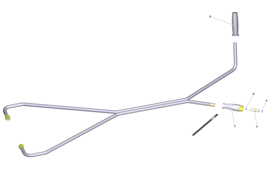 KÄRCHER Professional Ersatzteile Hochdruckreiniger Kaltwasser FRV 50 ME 2.643-598.0 Griff kpl.