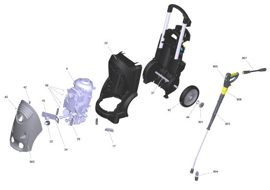 KÄRCHER Professional Ersatzteile Hochdruckreiniger Kaltwasser HD 9/20-4 M EU-II 1.524-925.0 ETL HD 9/20-4 M *EU-II