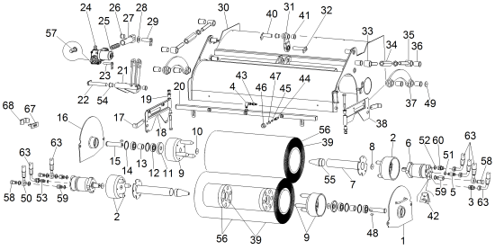 KÄRCHER Professional Ersatzteile Bodenreiniger B 300 R I 1.480-235.2 Buerstenkopf B300RI