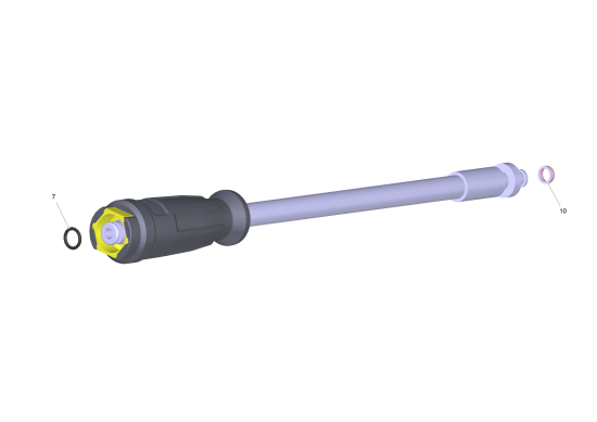 KÄRCHER Professional Ersatzteile Hochdruckreiniger Kaltwasser HD 9/20-4 MX Plus EU-I 1.524-927.0 Schlauchleitung TR drehbar DN8 31,5MPa 15m