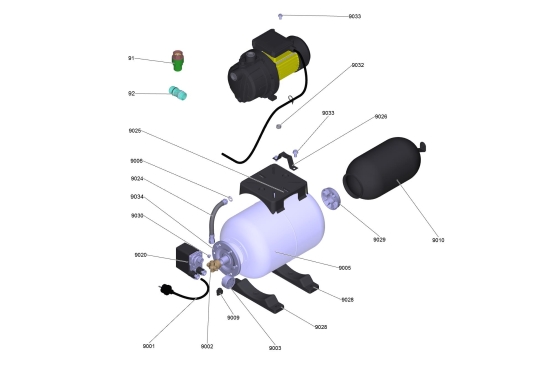 KÄRCHER Ersatzteile Pumpe BP 5 Home *EU 1.645-370.0 ETL BP 5 Home *EU