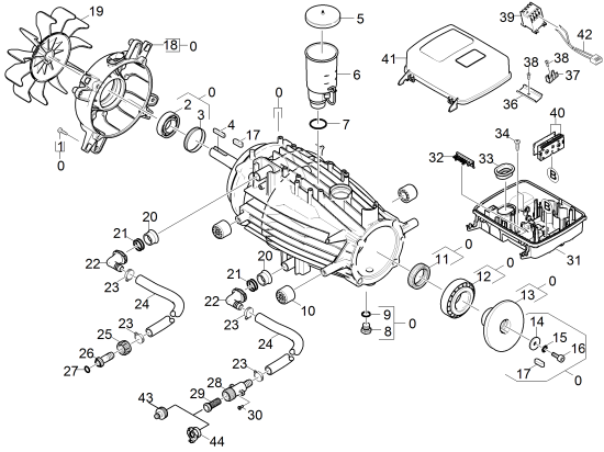 KÄRCHER Professional Ersatzteile Hochdruckreiniger Heisswasser HDS 9/18-4 MX EU-I 1.077-918.0 Motor