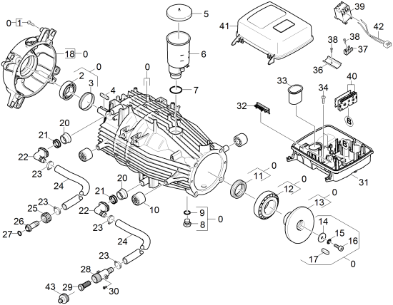 KÄRCHER Professional Ersatzteile Hochdruckreiniger Heisswasser HDS 11/18-4 S Classic EU-I 1.071-922.0 Motor
