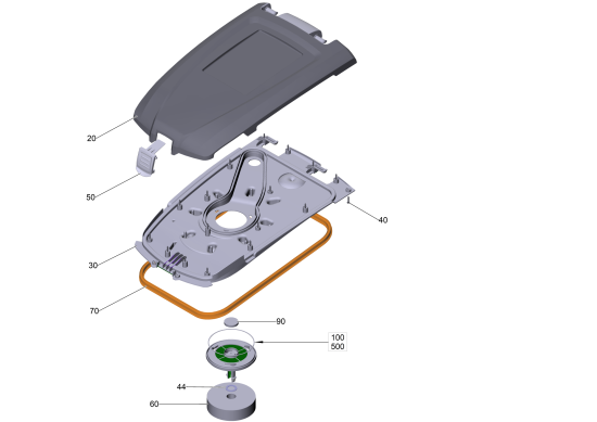 KÄRCHER Professional Ersatzteile Bodenreiniger B 60 W BP RETAIL 1.384-014.0 Deckel kpl.