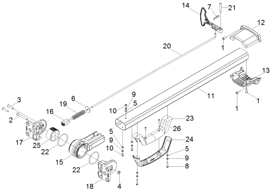KÄRCHER Professional Ersatzteile Bodenreiniger BD 30/4 C Bp Pack EU 1.783-230.0 Griff